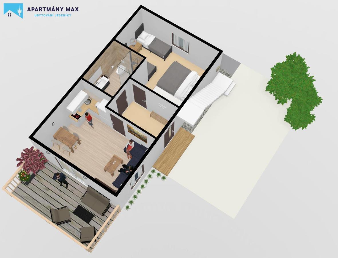 Apartmany Max Vaclavov u Bruntalu Luaran gambar