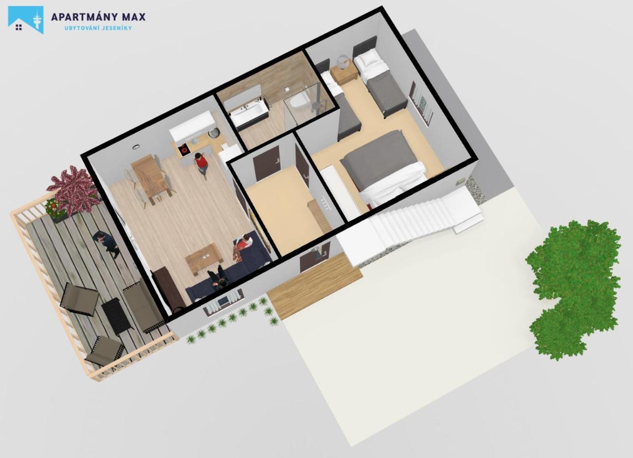 Apartmany Max Vaclavov u Bruntalu Luaran gambar